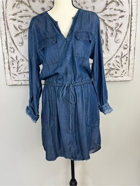 GAP Chambray Denim Shirt Dress – Women’s Medium
